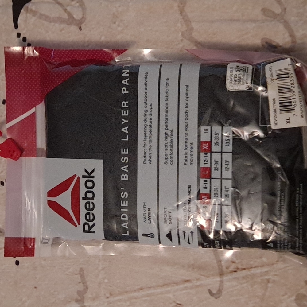 Reebok base layer pants - Picture 2 of 2